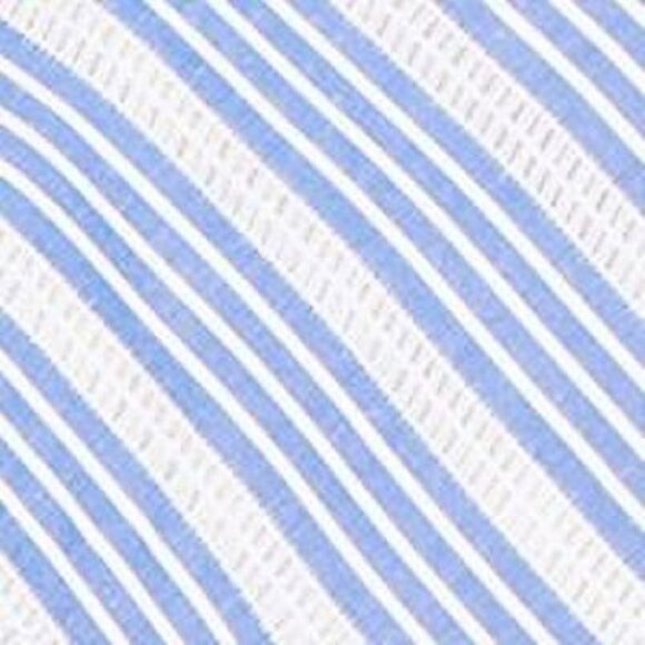 City Studio Blue Striped Sleeveless V Neck Above Knee Fit Flare Dress Juniors 11 - Picture 3 of 3